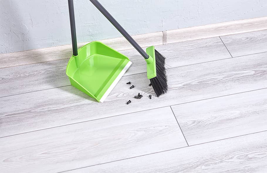 Dusting on Vinyl Plank Flooring