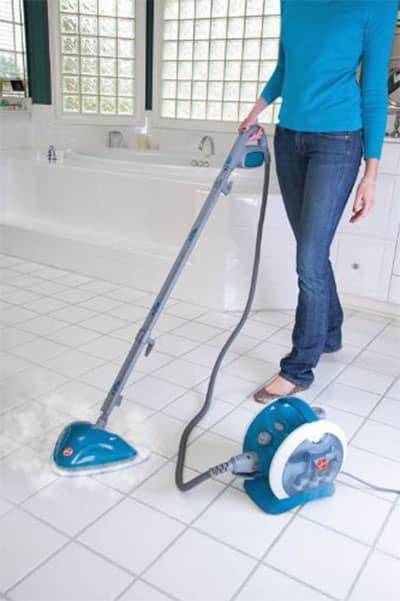 Clean Tile Grout with A Cleaning Machine