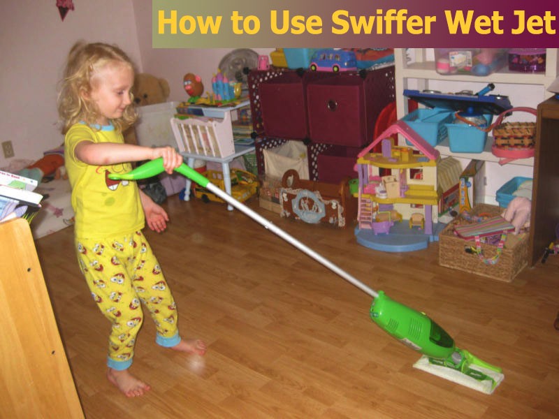 How to use swiffer wet jet