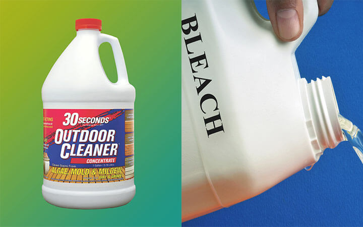 30 Second Cleaner Vs. Bleach